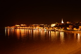 Belgrade night panorama photo
